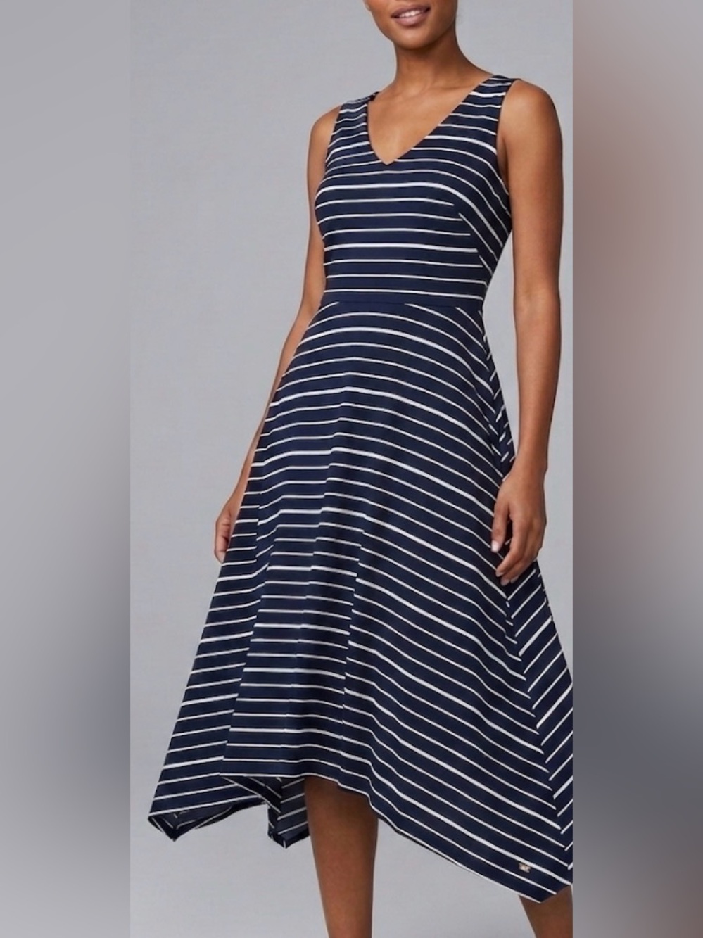 LAST CHANCE! Tommy Hilfiger Navy Stripe Dress, Size O